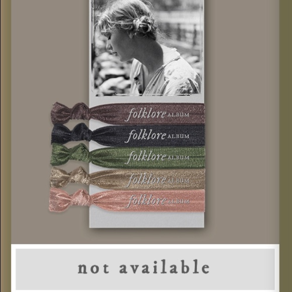 BUNDLE of 9 taylor swift scrunchies set hair ties - Picture 2 of 16